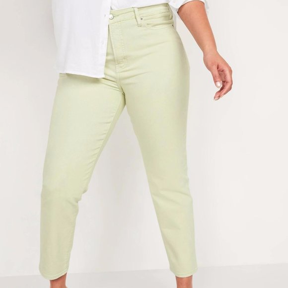 Old Navy Denim - New High-Waisted O.G. Straight Mineral-Dye Jeans